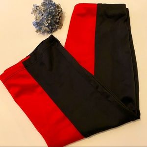 Black and Red Gracie Oaks Pencil Skirt